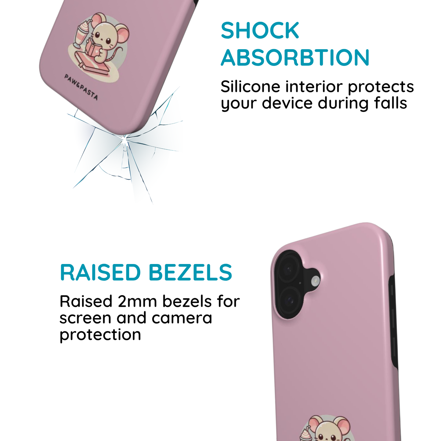 Mouse & Milkshake - MagSafe Tough Phone Case