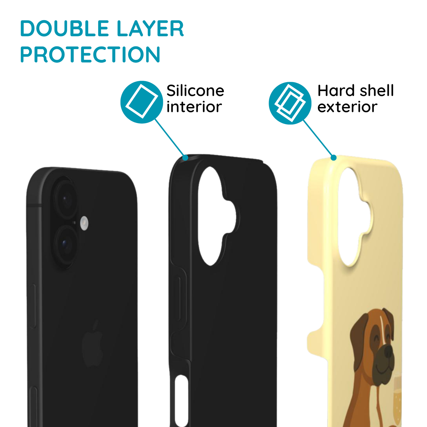 Dog & Champagne - MagSafe Tough Phone Case