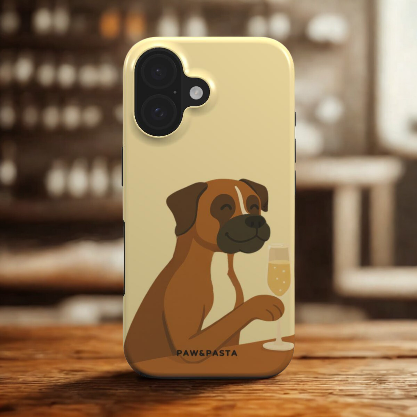 Dog & Champagne - MagSafe Tough Phone Case