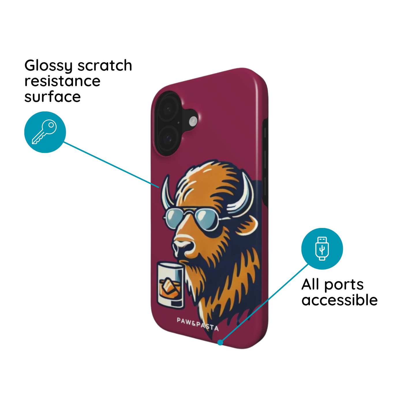 Buffalo & Rhum - MagSafe Tough Phone Case