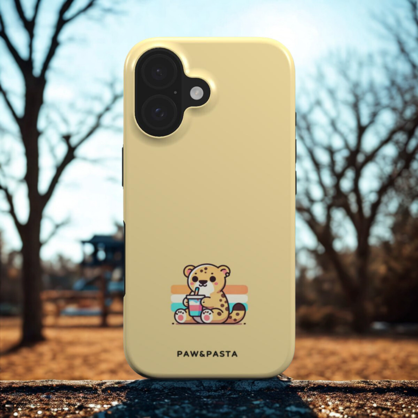 Baby Jaguar & Smoothie - Tough Phone Case