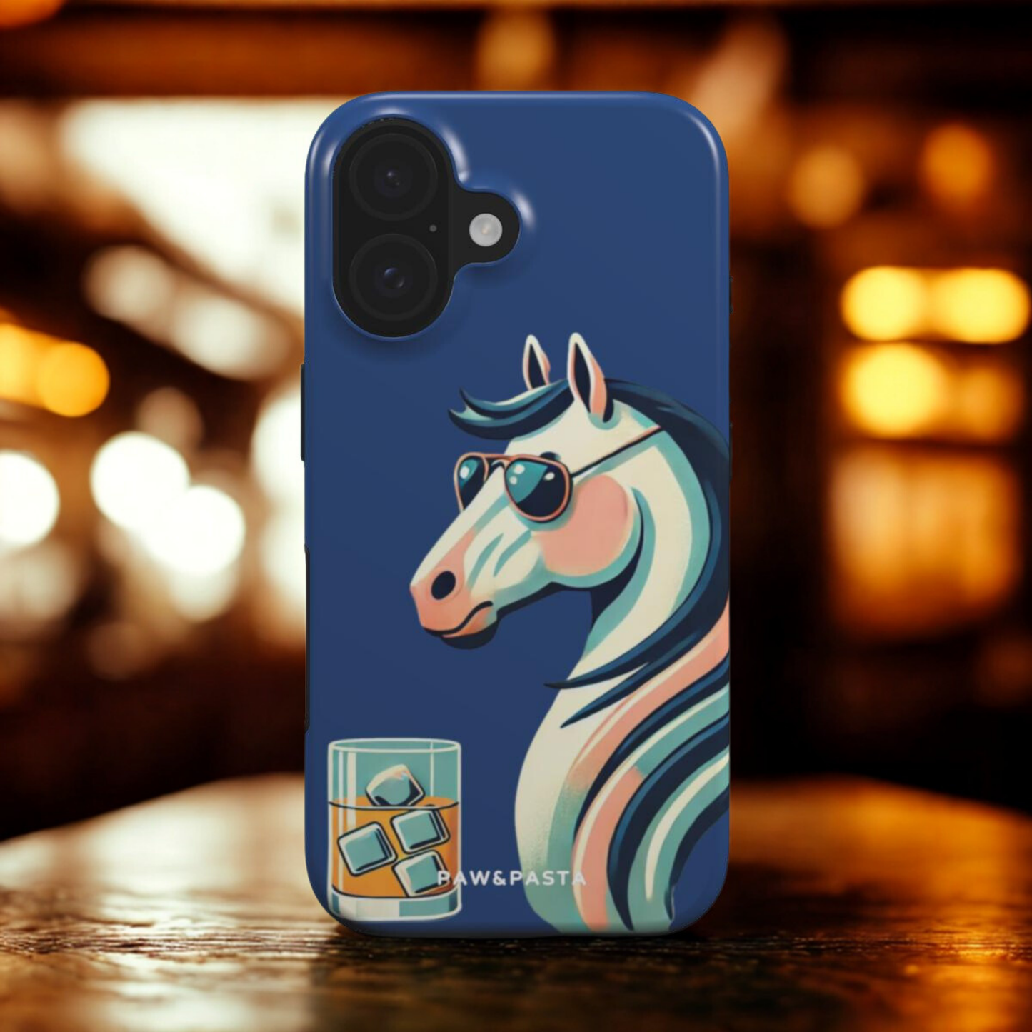 Horse & Whisky - Tough Phone Case