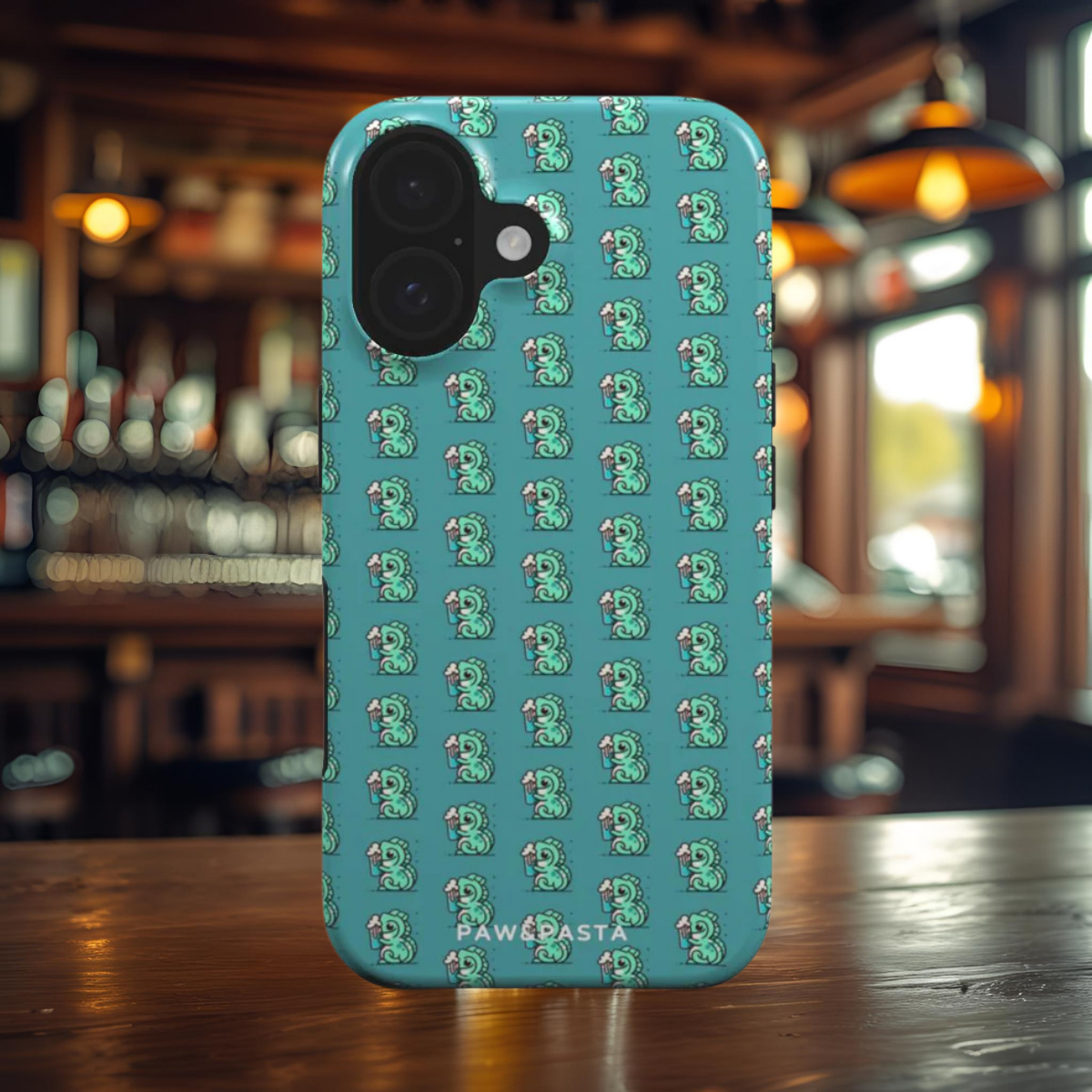 Chameleon & Beer - MagSafe Tough Phone Case