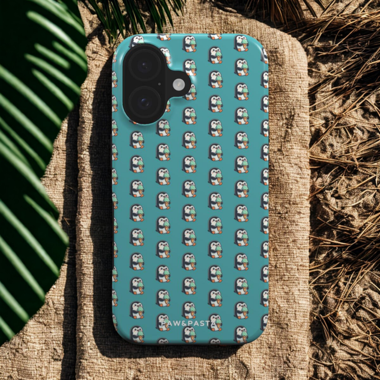 Penguin & Ice Cream - Tough Phone Case