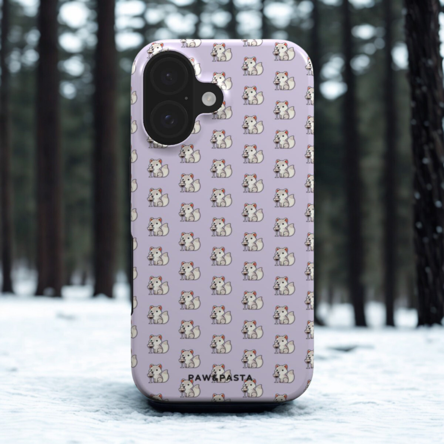 Arctic Wolf & Whipped Chocolate - MagSafe Tough Phone Case
