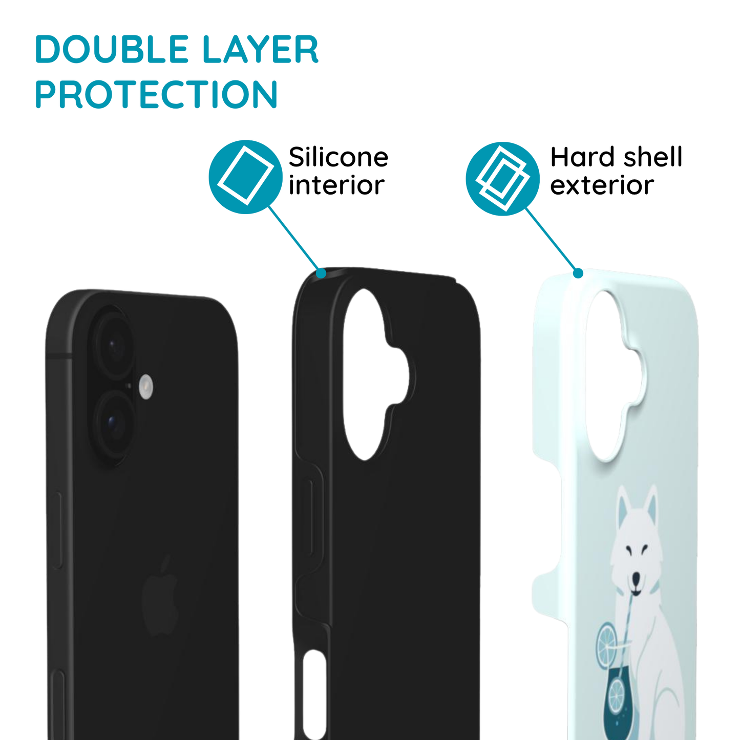 Arctic Wolf & Caipirinha - MagSafe Tough Phone Case