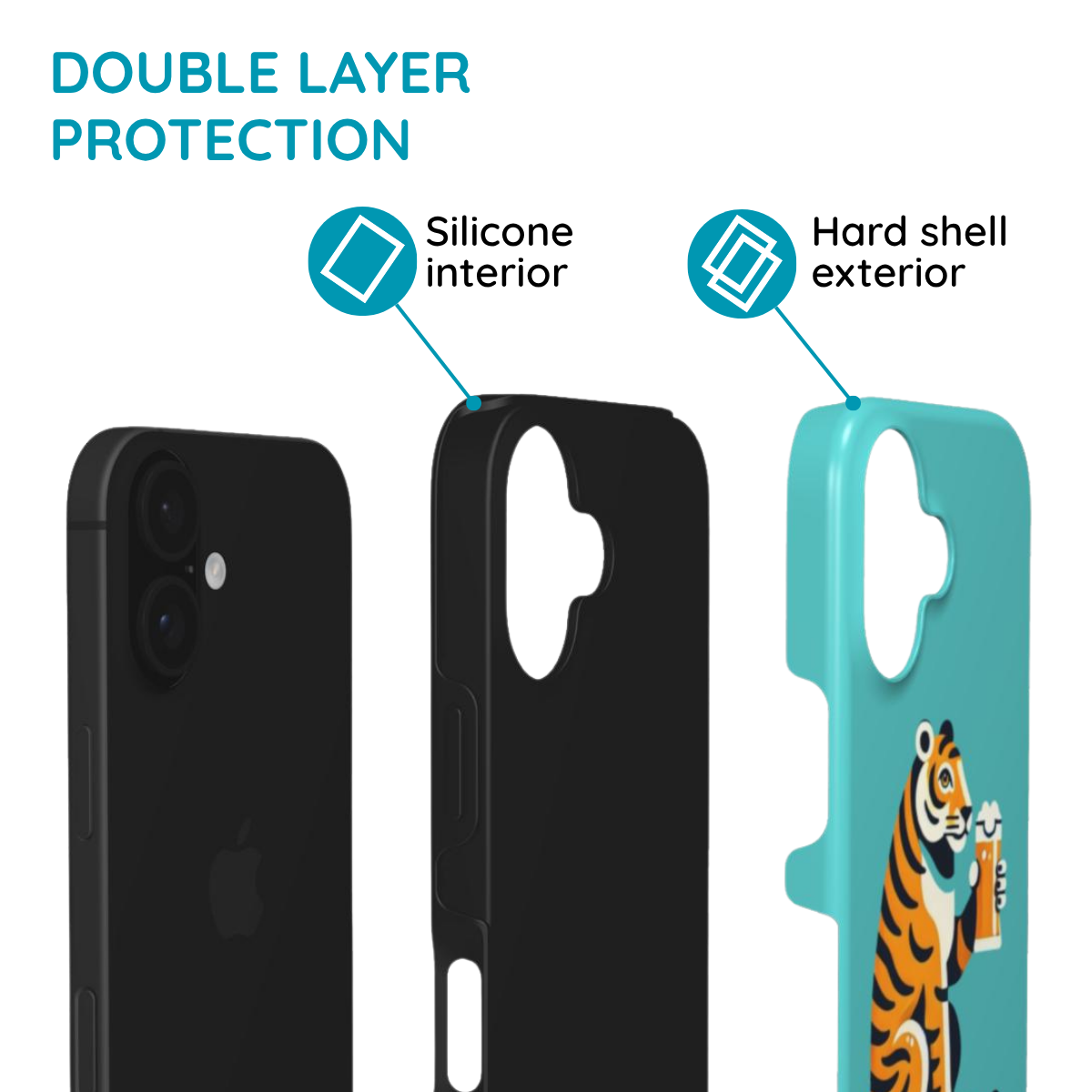 Tiger & Beer - MagSafe Tough Phone Case