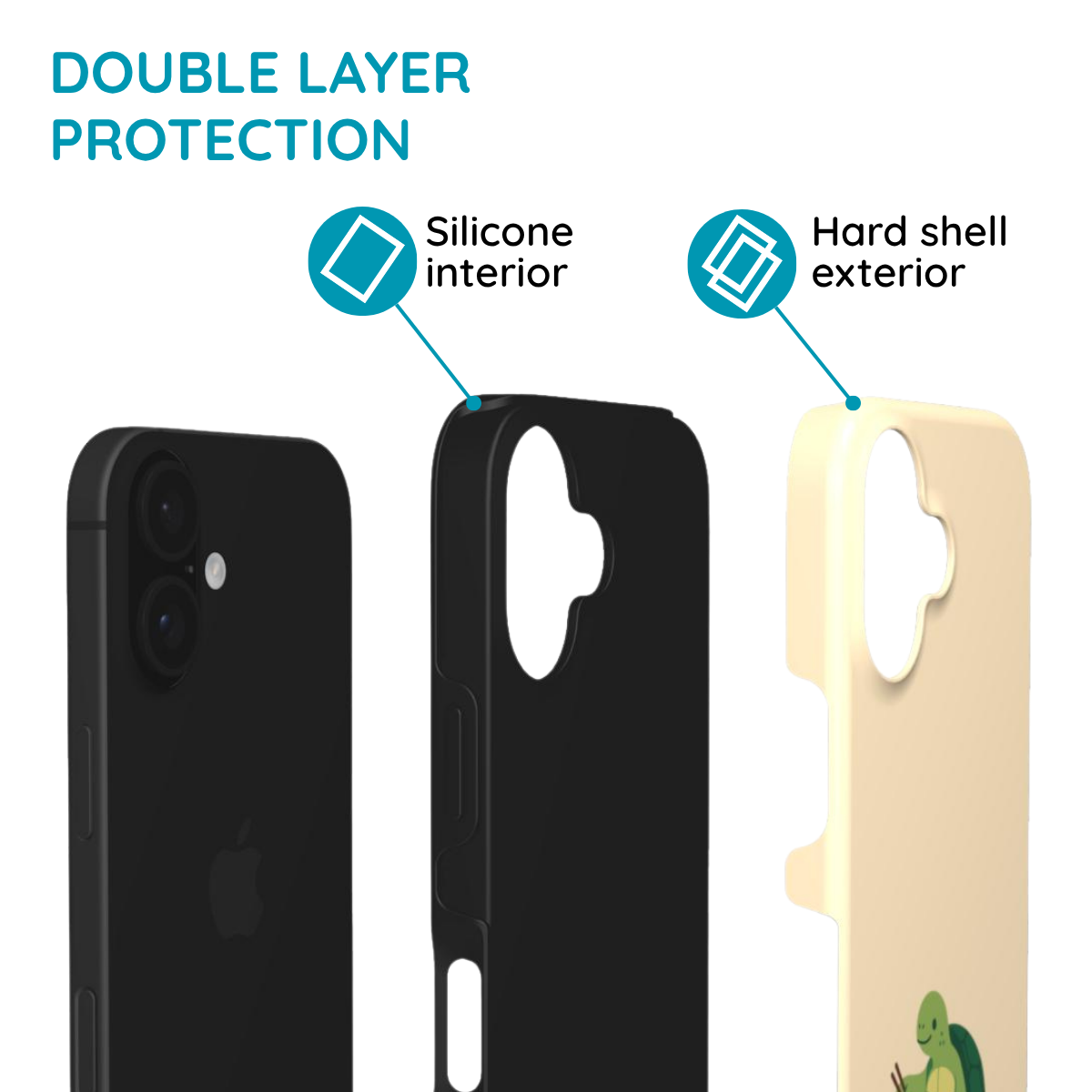 Turtle & Sushi - Tough Phone Case