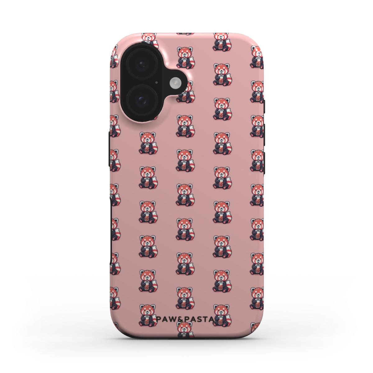 Red Panda & Bubble Tea - MagSafe Tough Phone Case