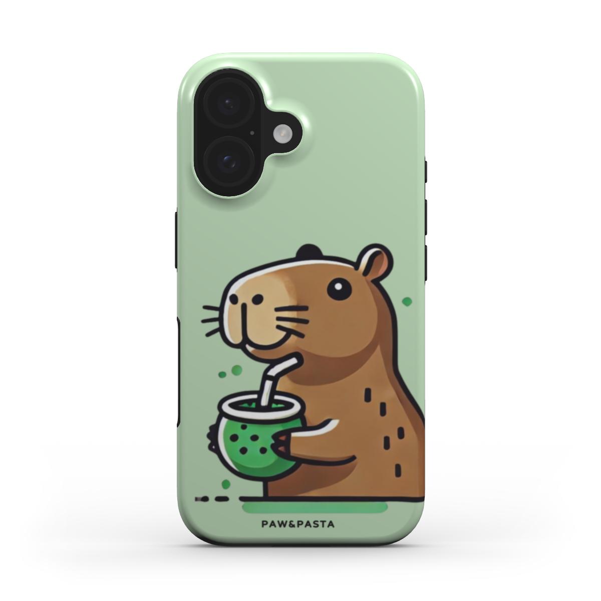 Capybara & Mate - MagSafe Tough Phone Case Paw & Pasta Capybara & Mate - MagSafe Tough Phone Case Paw & Pasta