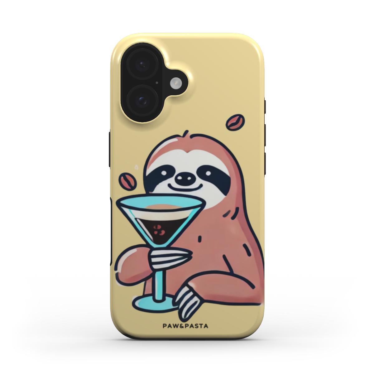 Sloth & Espresso Martini - MagSafe Tough Phone Case Paw & Pasta Sloth & Espresso Martini - MagSafe Tough Phone Case Paw & Pasta