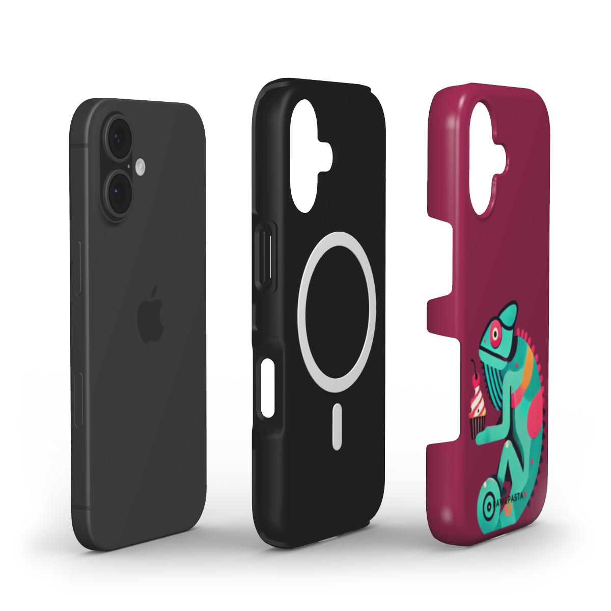 Chameleon & Cupcake - MagSafe Tough Phone Case | iPhone | Samsung | Google Pixel | Xiaomi