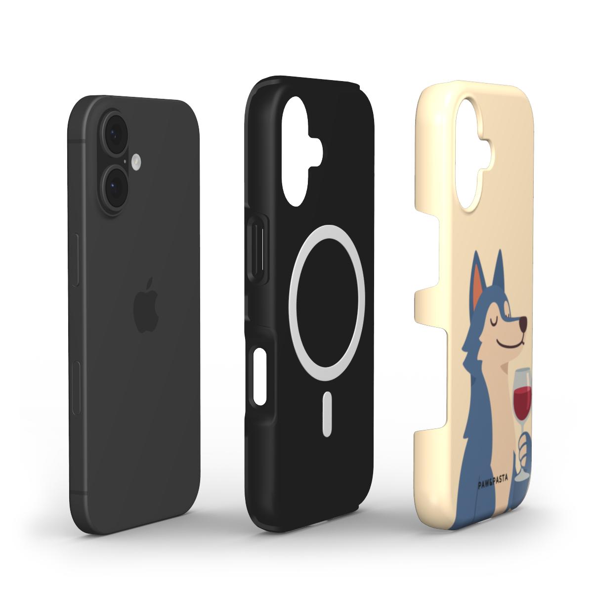 Wolf & Wine - MagSafe Tough Phone Case | iPhone | Samsung | Google Pixel | Xiaomi