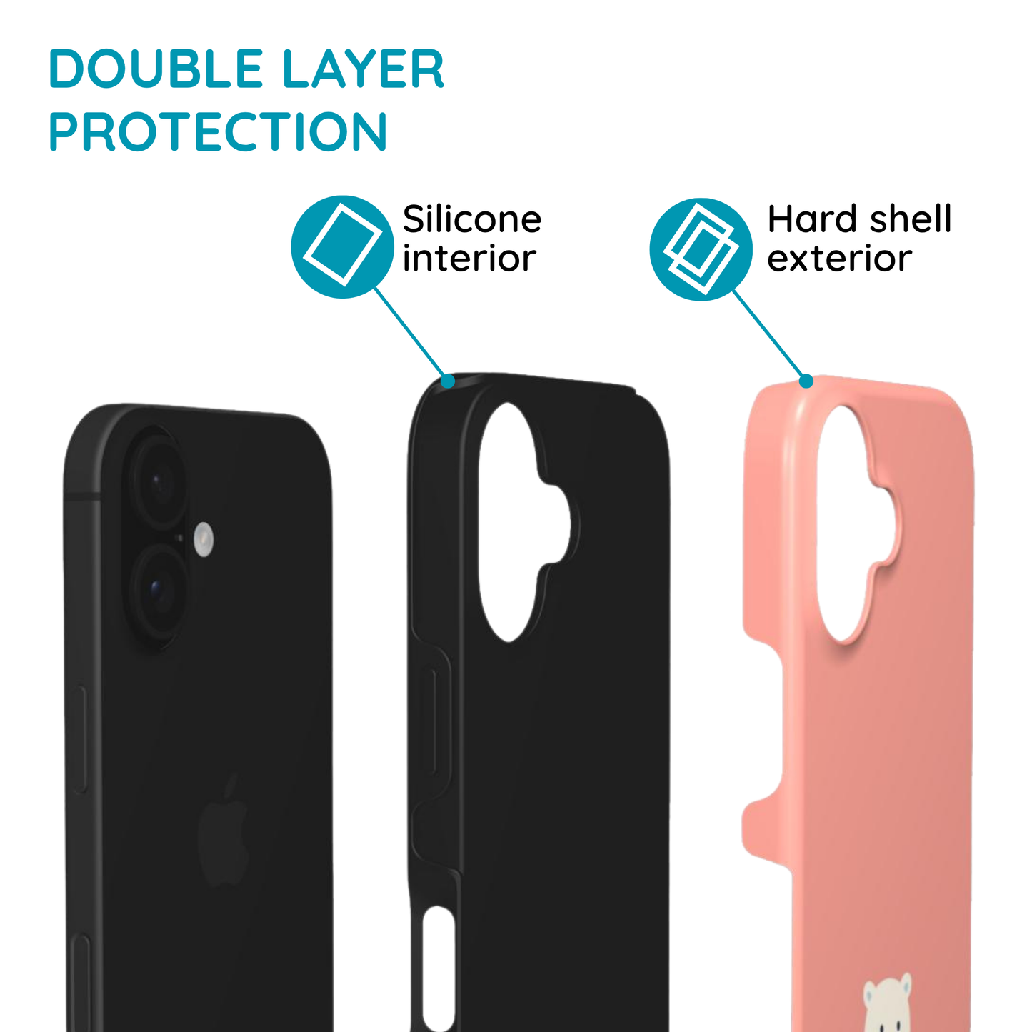 Polar Bear & Espresso - Tough Phone Case