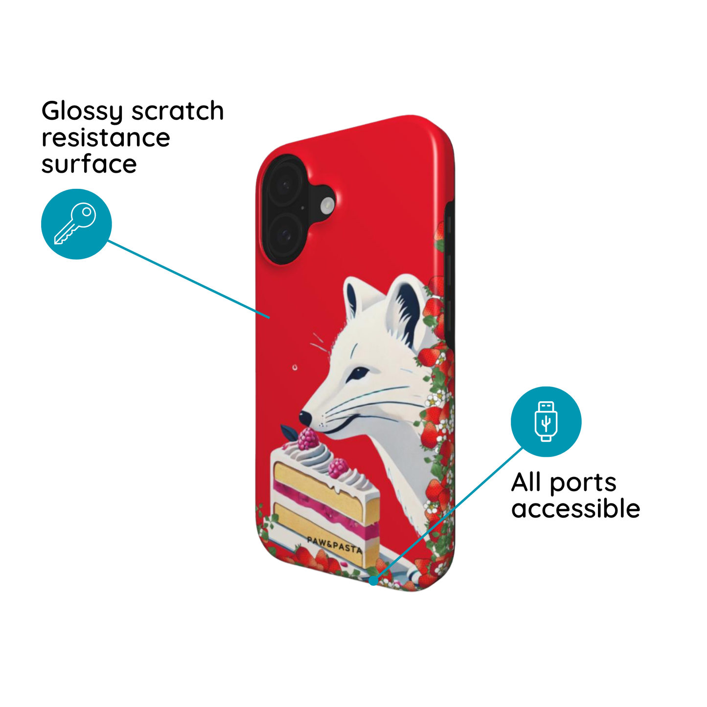 Fox & Red Velvet - MagSafe Tough Phone Case