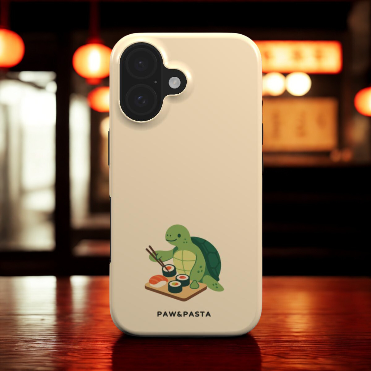 Turtle & Sushi - Tough Phone Case