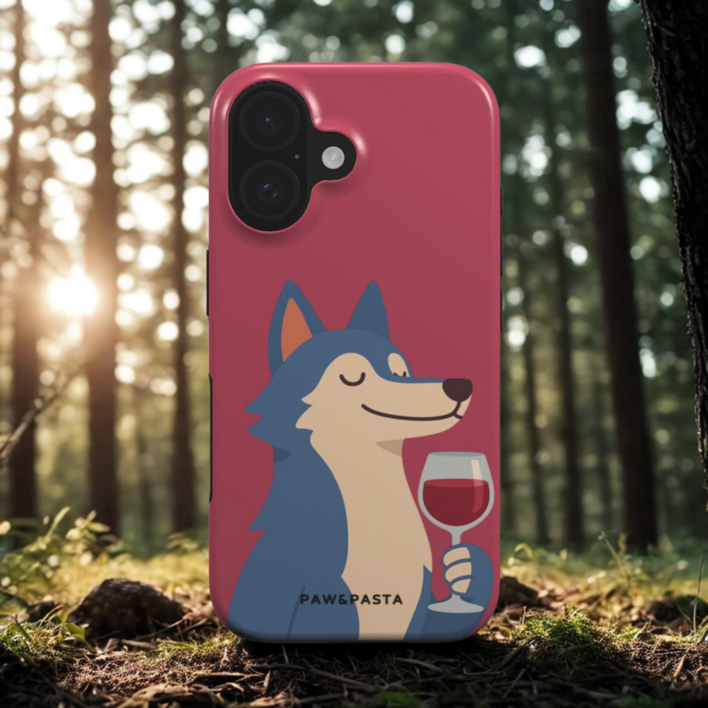 Wolf & Wine - MagSafe Tough Phone Case