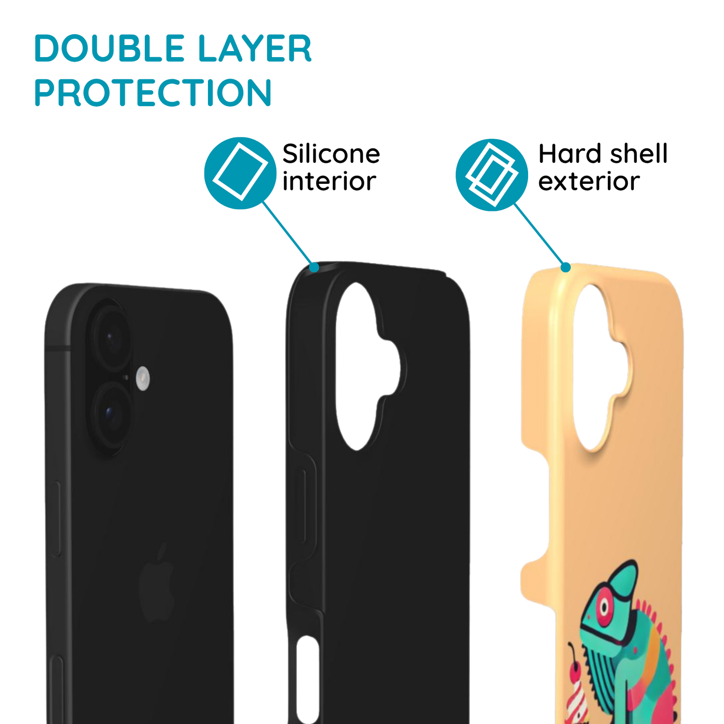 Chameleon & Cupcake - MagSafe Tough Phone Case