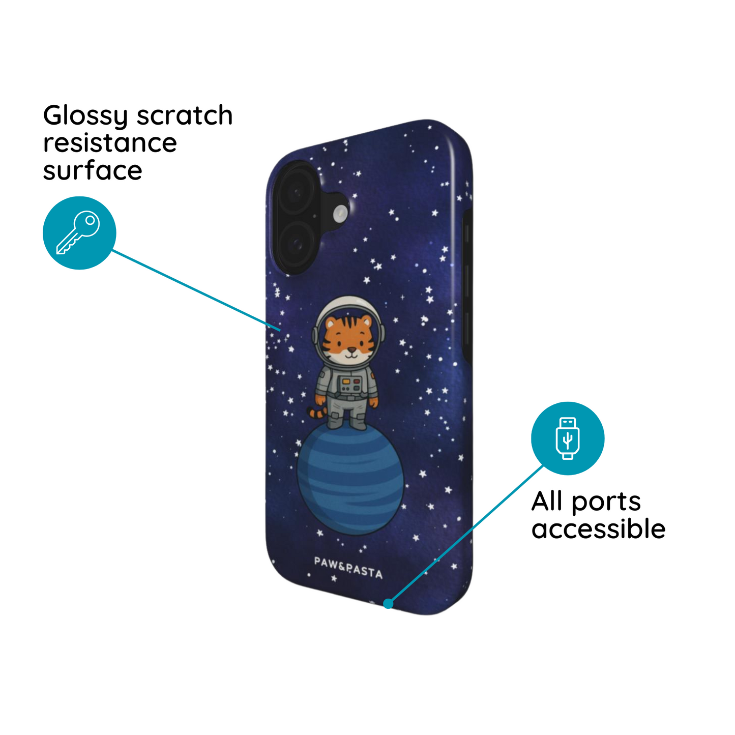 Tiger & Neptune - MagSafe Tough Phone Case