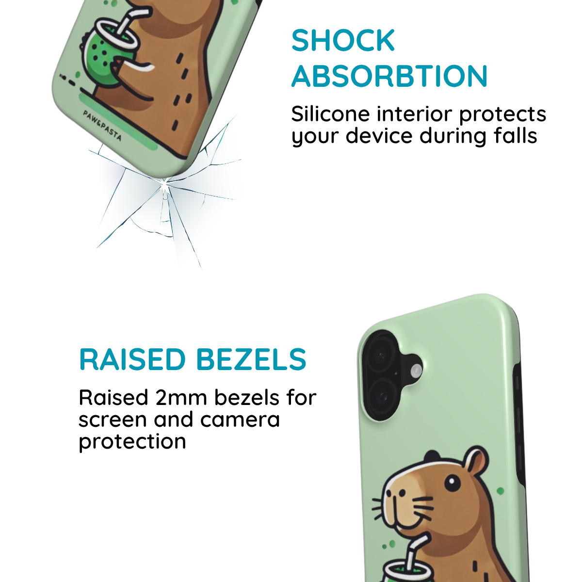 Capybara & Mate - Tough Phone Case