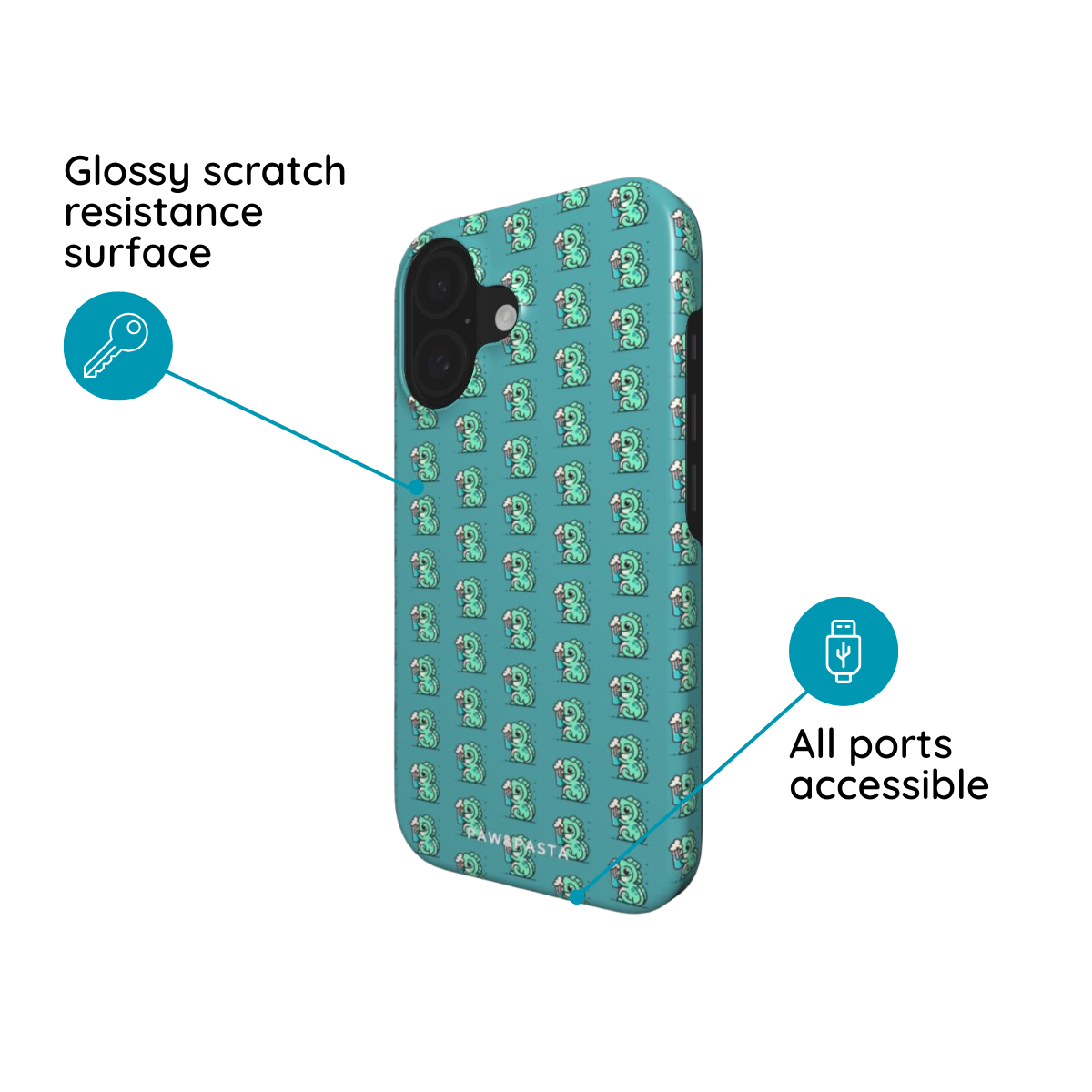 Chameleon & Beer - MagSafe Tough Phone Case