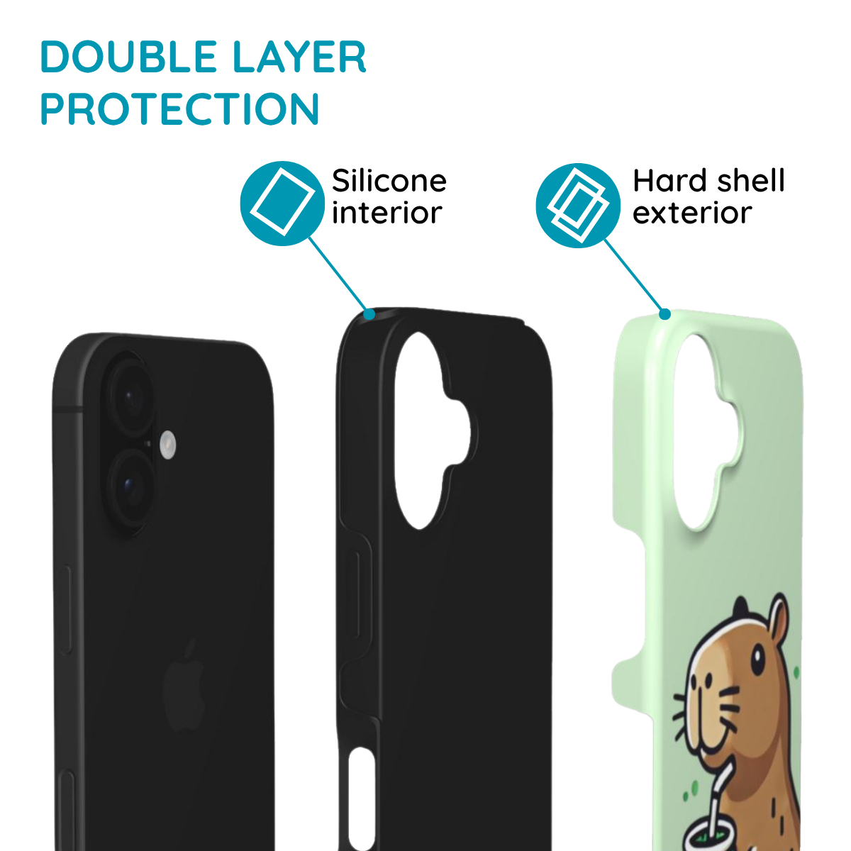 Capybara & Mate - Tough Phone Case