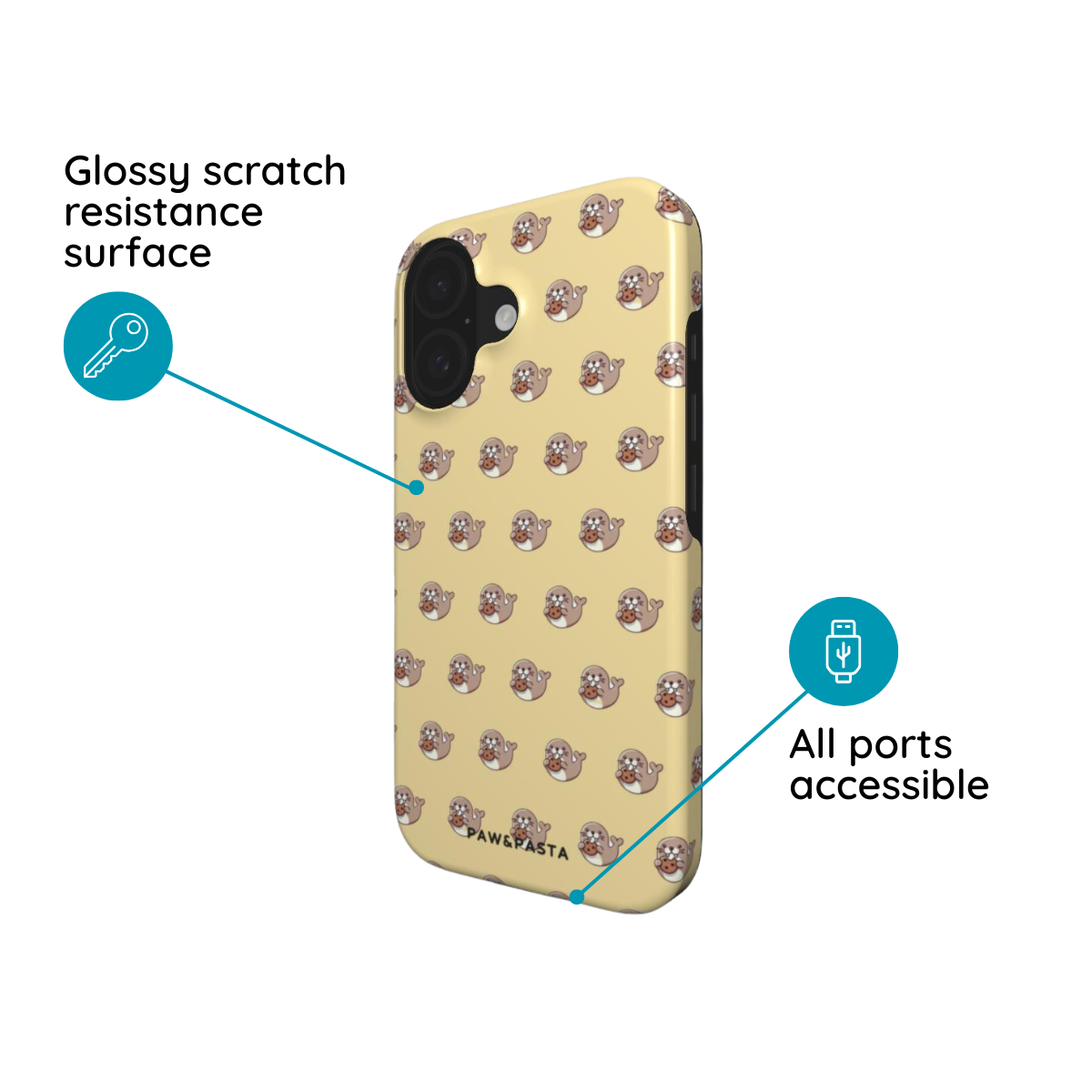 Walrus & Cookie - MagSafe Tough Phone Case