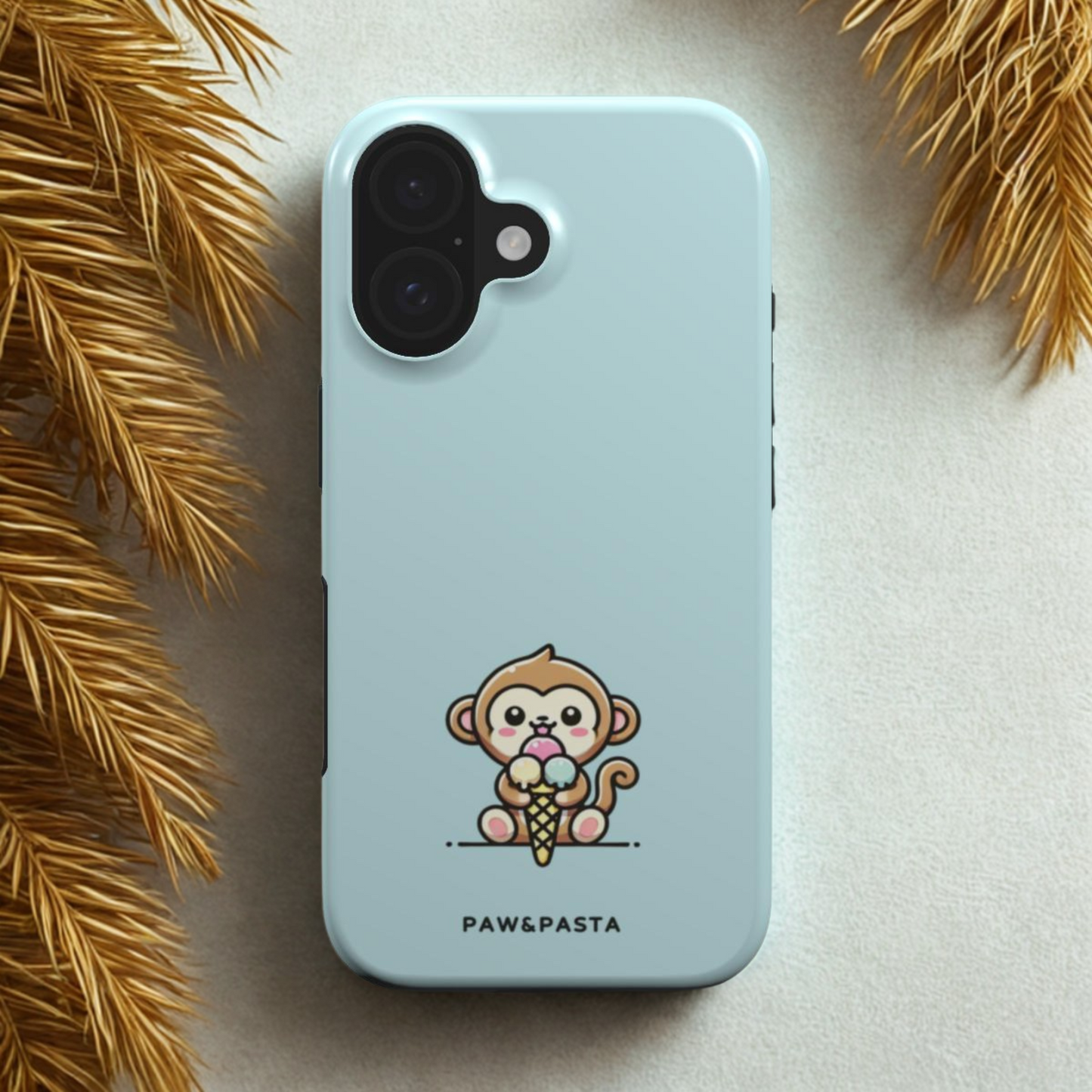 Monkey & Ice Cream - Tough Phone Case