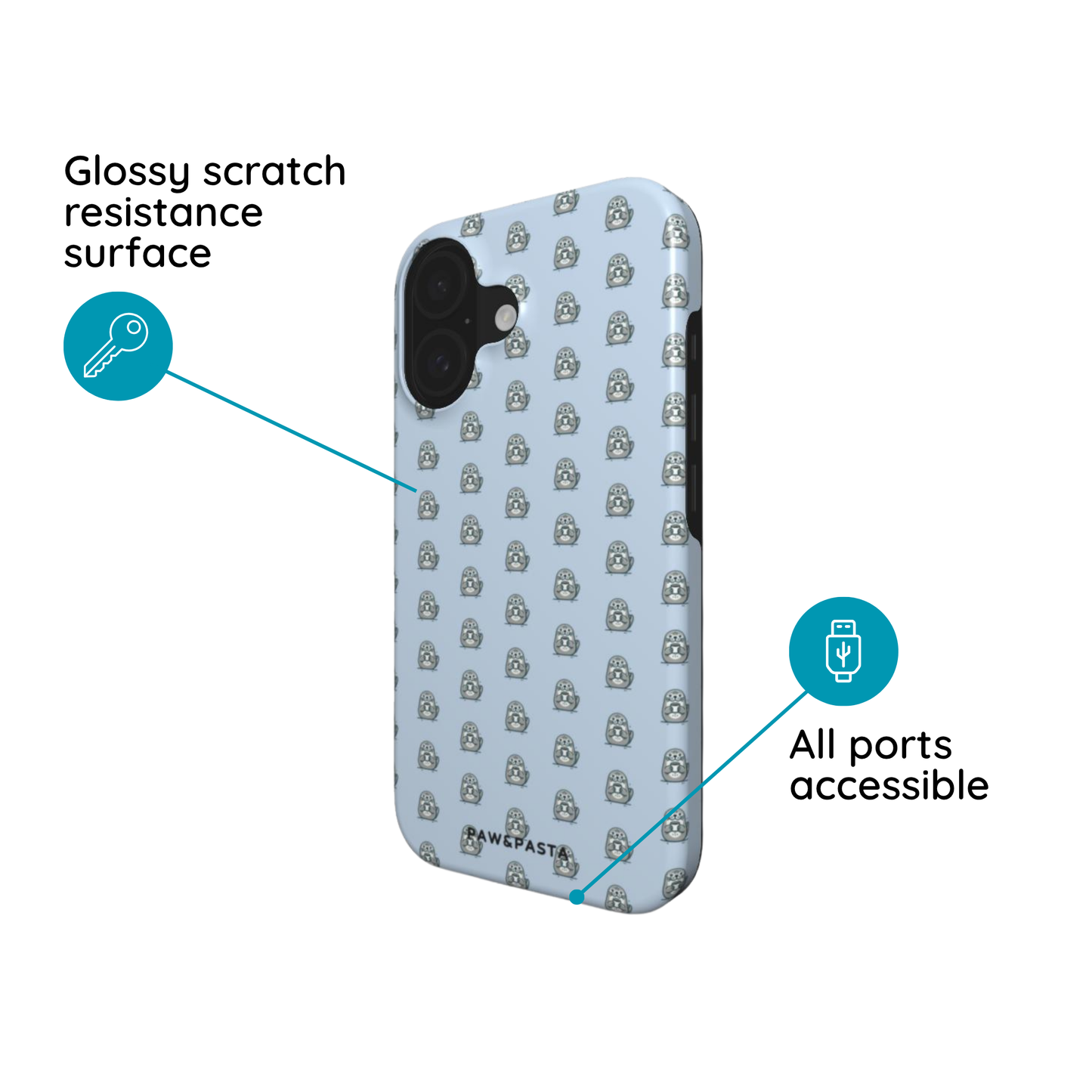 Seal & Coffee - MagSafe Tough Phone Case