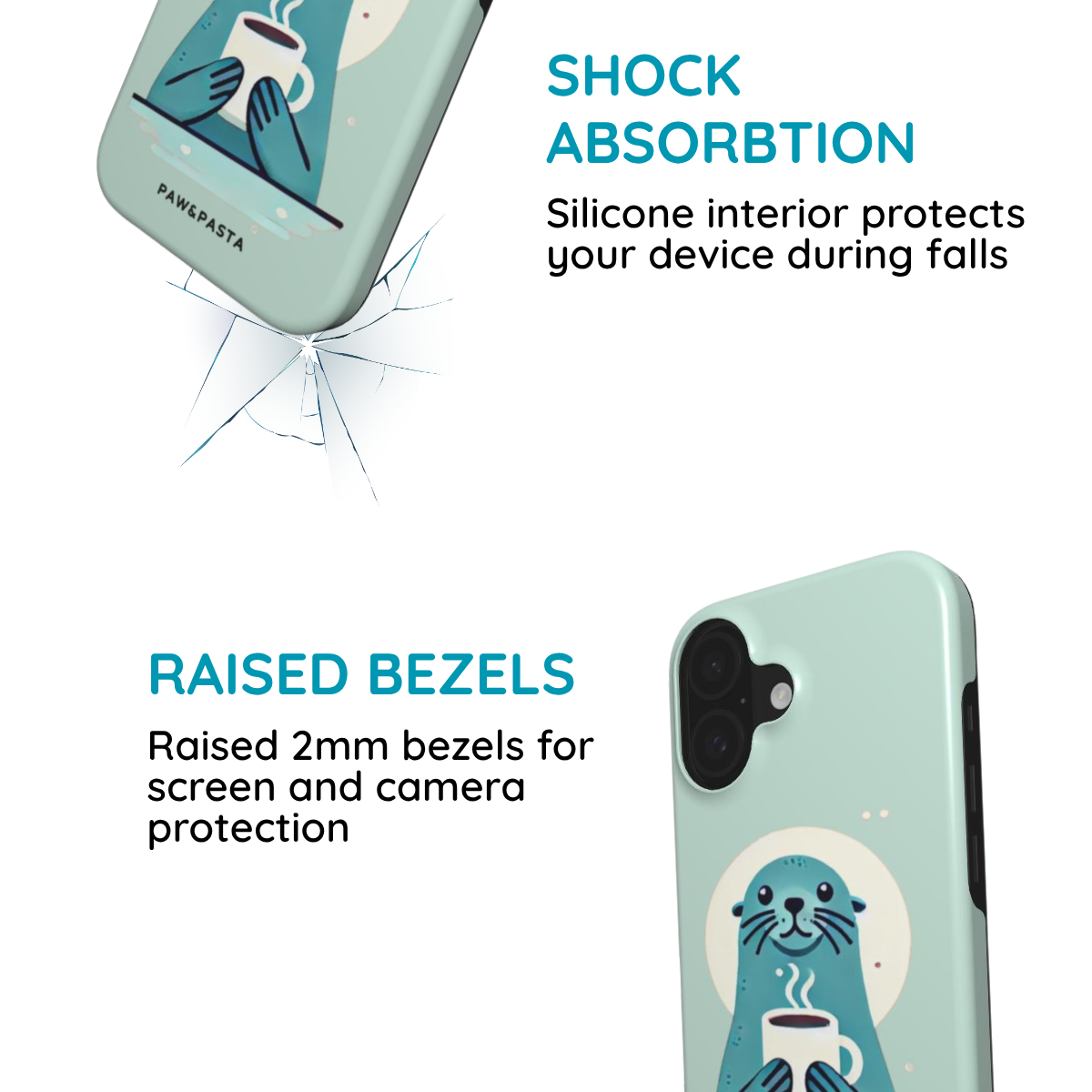 Seal & Coffee - MagSafe Tough Phone Case