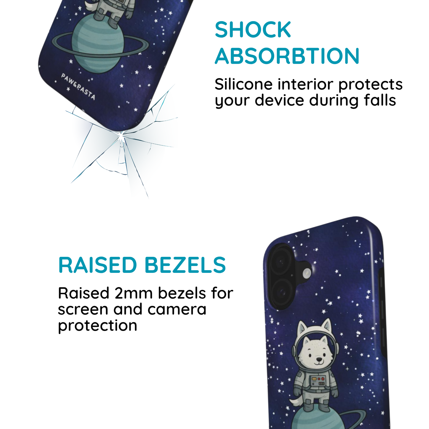 Wolf & Uranus - MagSafe Tough Phone Case