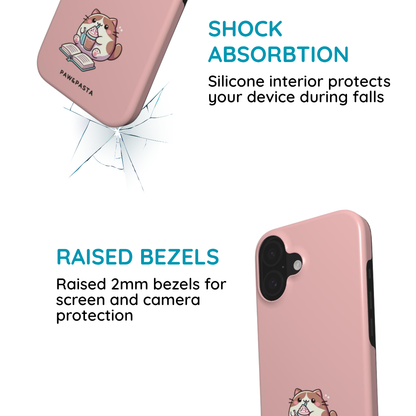 Cat & Milkshake - MagSafe Tough Phone Case