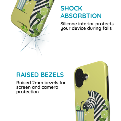 Zebra & Lemonade - MagSafe Tough Phone Case