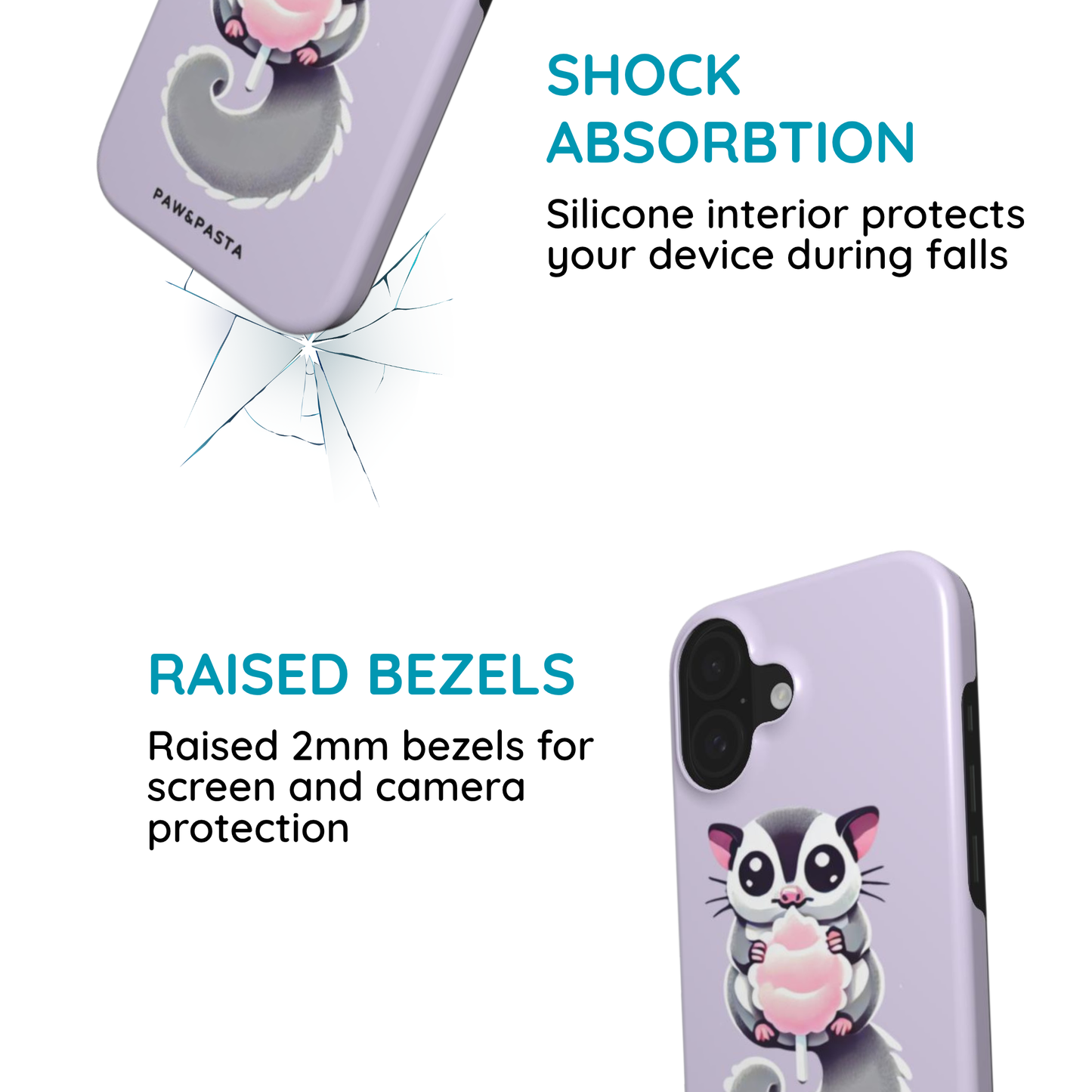 Sugar Glier & Cotton Candy - MagSafe Tough Phone Case