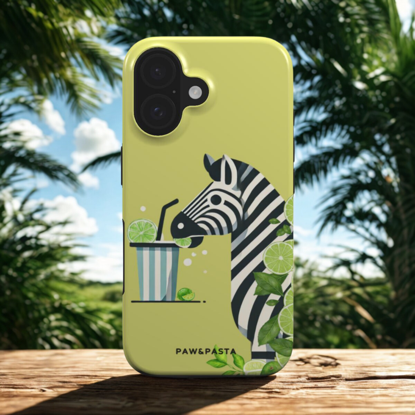 Zebra & Lemonade - MagSafe Tough Phone Case