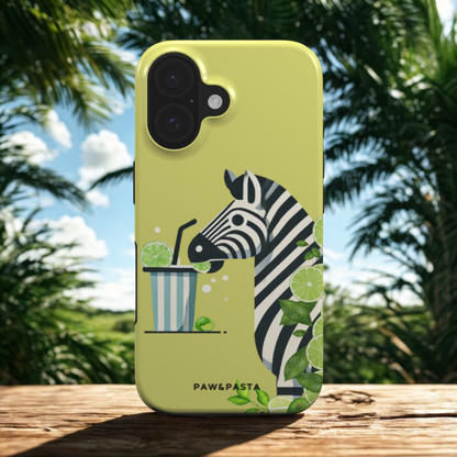 Zebra & Lemonade - MagSafe Tough Phone Case