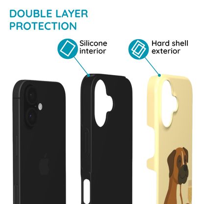 Dog & Champagne - MagSafe Tough Phone Case