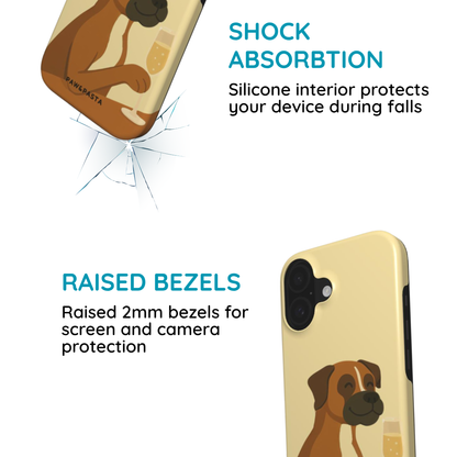 Dog & Champagne - MagSafe Tough Phone Case