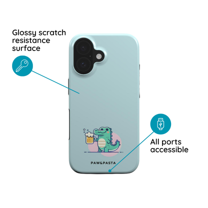 Crocodile & Beer - MagSafe Tough Phone Case