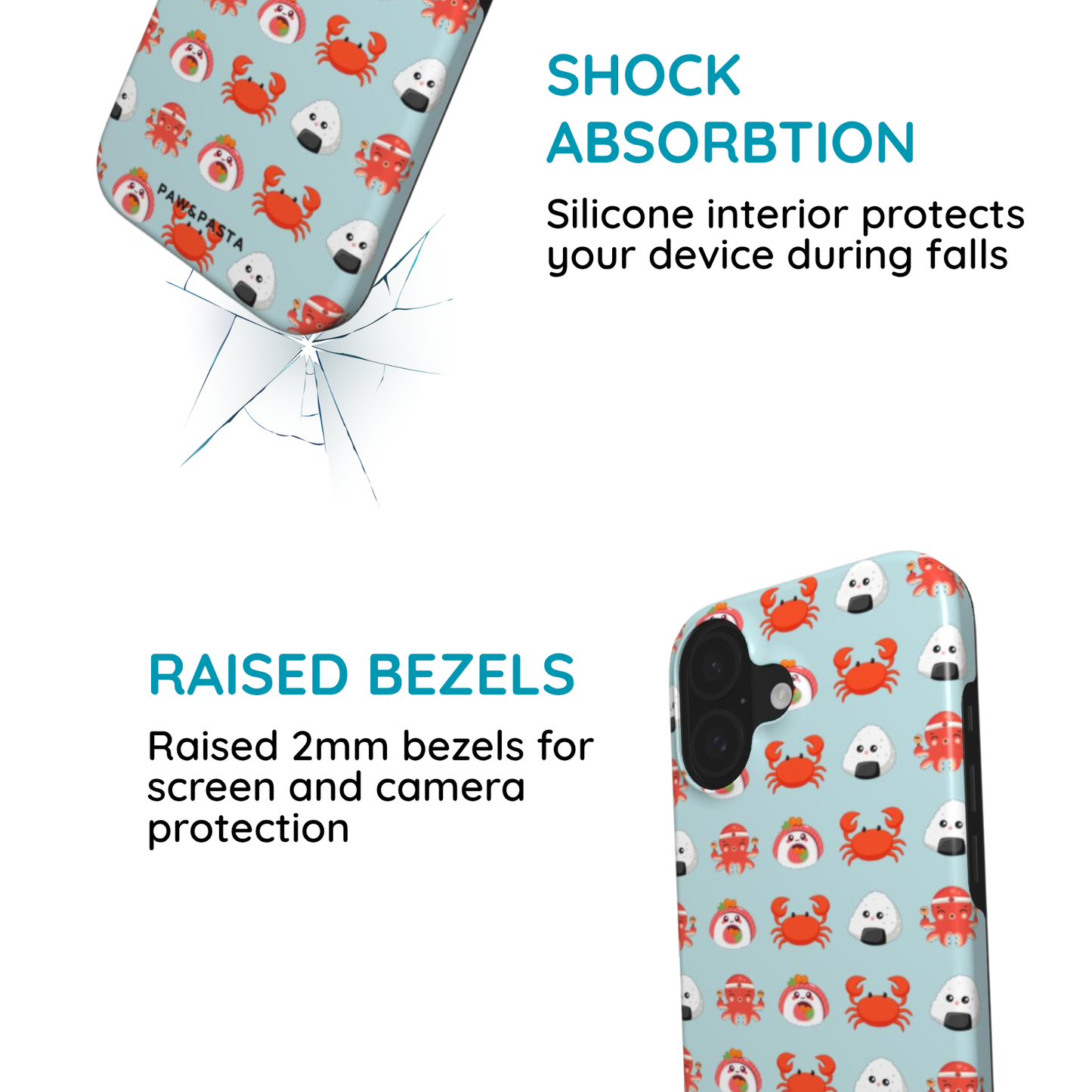 Sushi Pattern - Tough Phone Case
