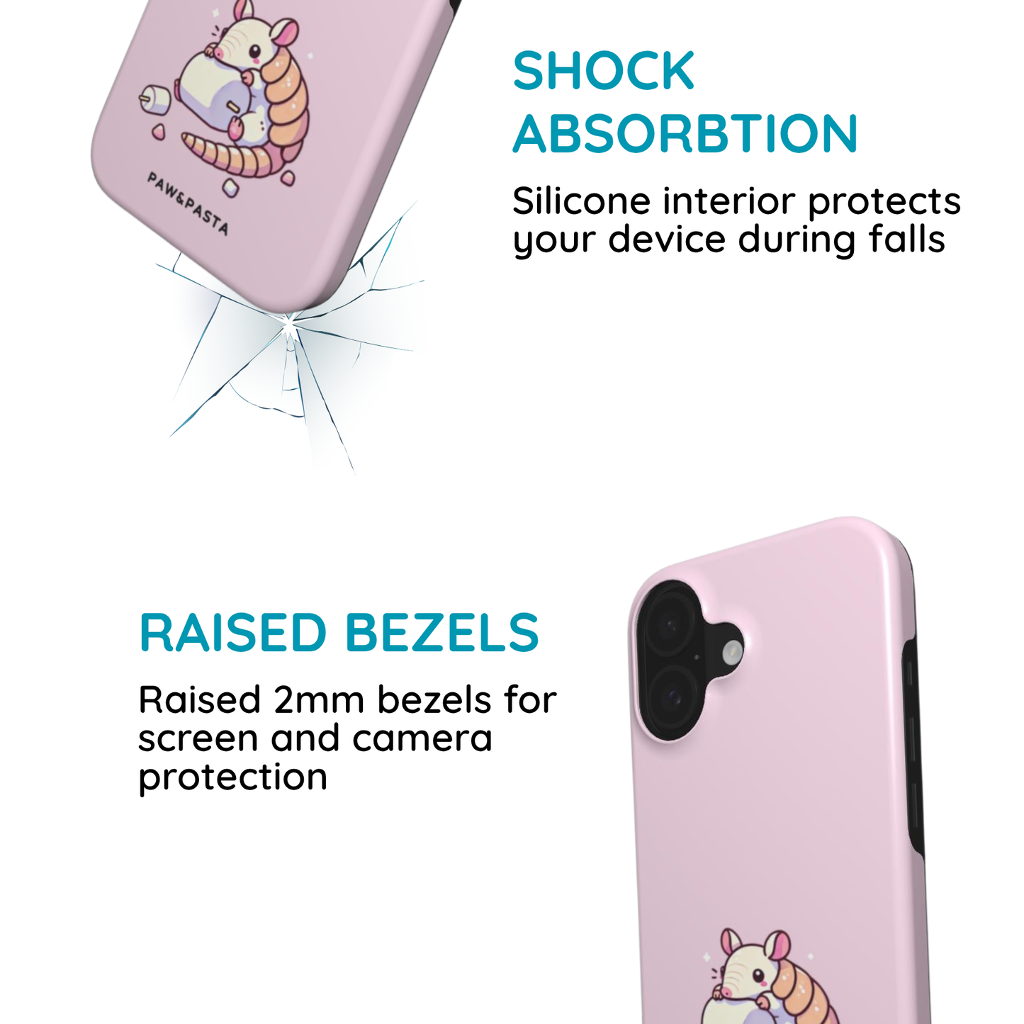 Armadillo & Marshmallow - MagSafe Tough Phone Case