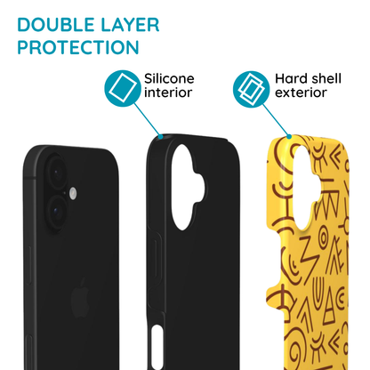 Afro Texture - Tough Phone Case