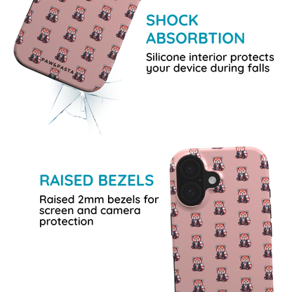 Red Panda & Bubble Tea - Tough Phone Case