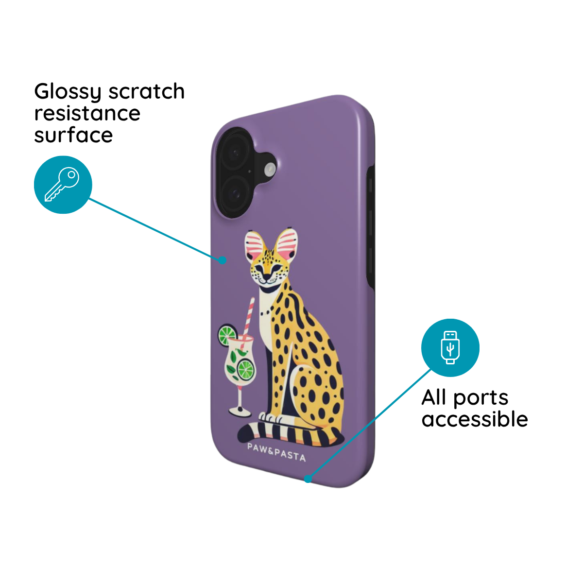 Serval & Caipirinha - Tough Phone Case