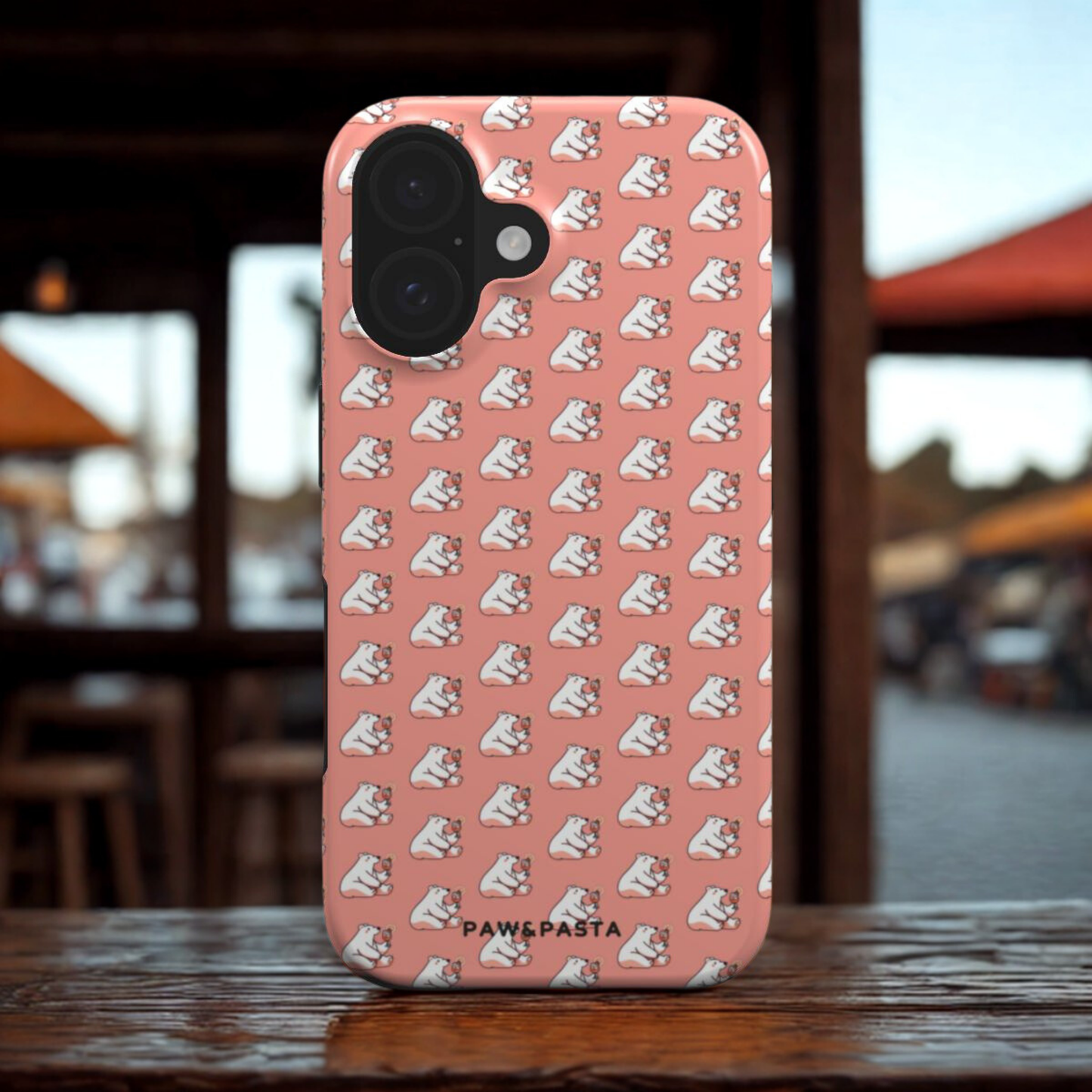 Polar Bear & Aperol Spritz - Tough Phone Case