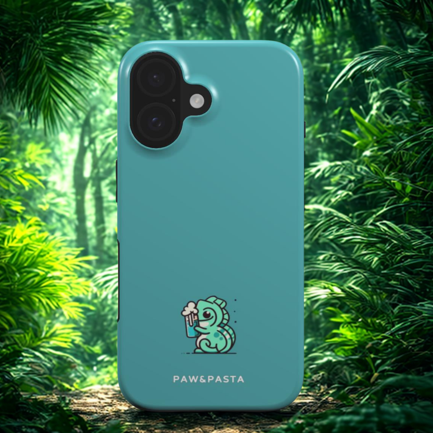 Chameleon & Beer - MagSafe Tough Phone Case