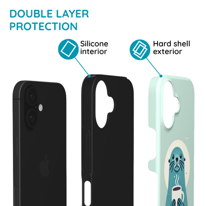 Seal & Coffee - MagSafe Tough Phone Case