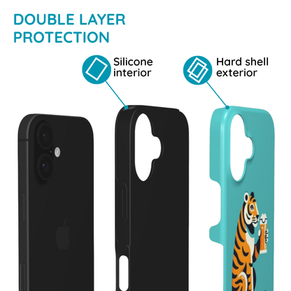 Tiger & Beer - Tough Phone Case