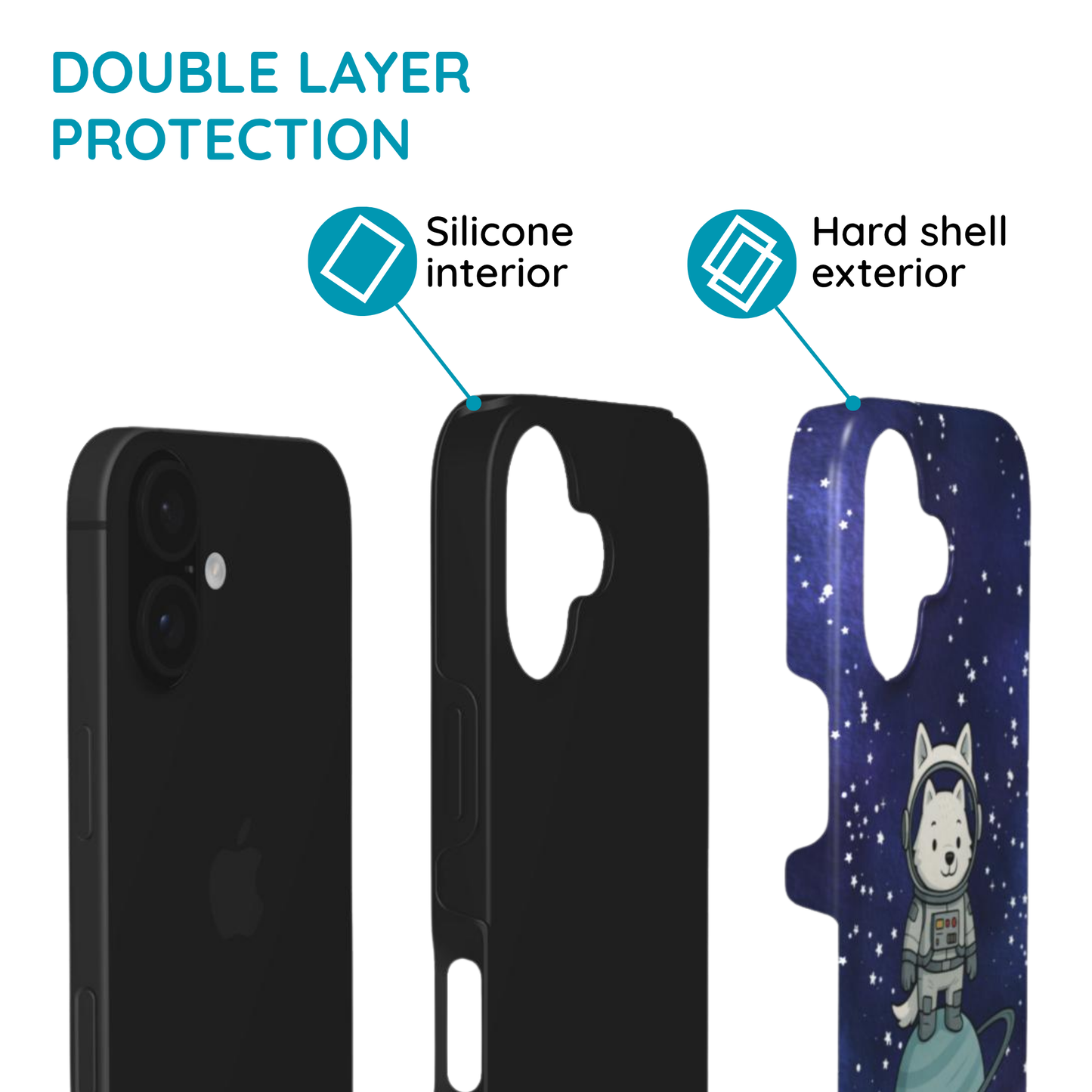 Wolf & Uranus - MagSafe Tough Phone Case