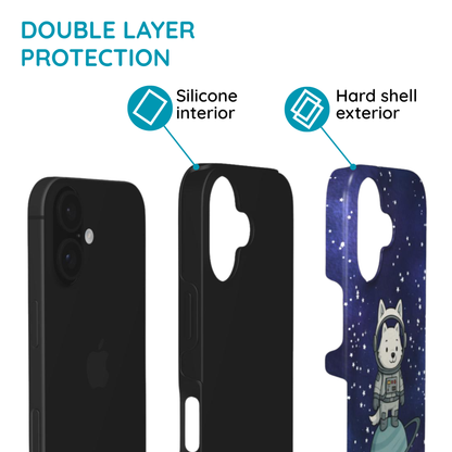 Wolf & Uranus - MagSafe Tough Phone Case